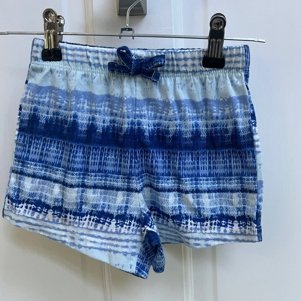 NWOT 2T The Children’s Place Blue Pattern Soft Girls Shorts